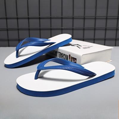 Paar Zehentrenner Neu Komfort Flache Pantoffel Sommer Lässige Strandpantoffeln für Herren Zehenstegsandalen Mode Pantoletten Chanclas Hombre