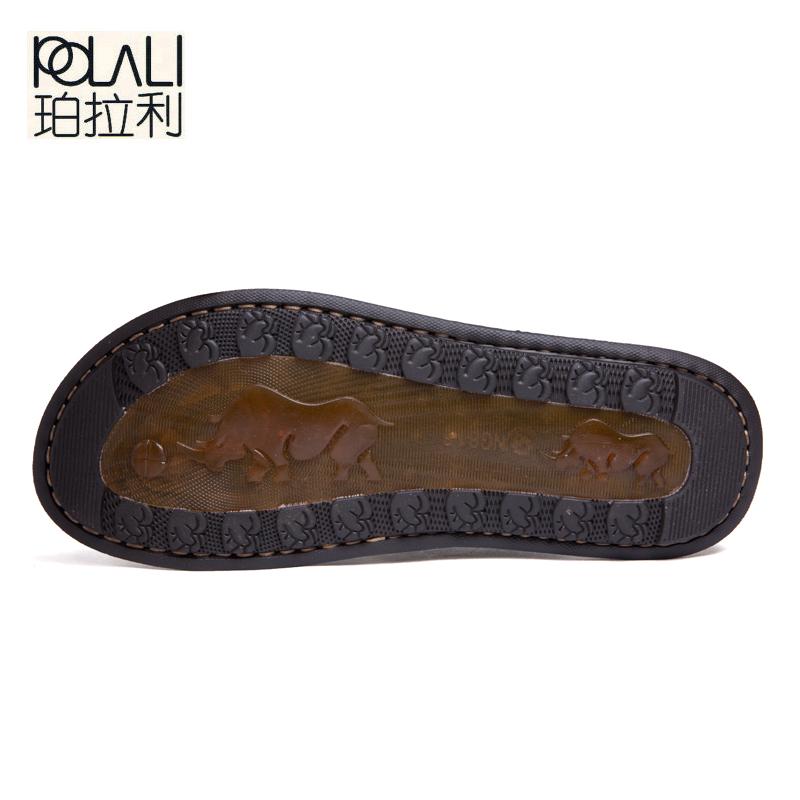 Luxury Brand Flip Flops Soft comfortable Microfiber Leather Slippers Beach Slipper Flip Flop Summer Shoe For Men size 47 Zapatos