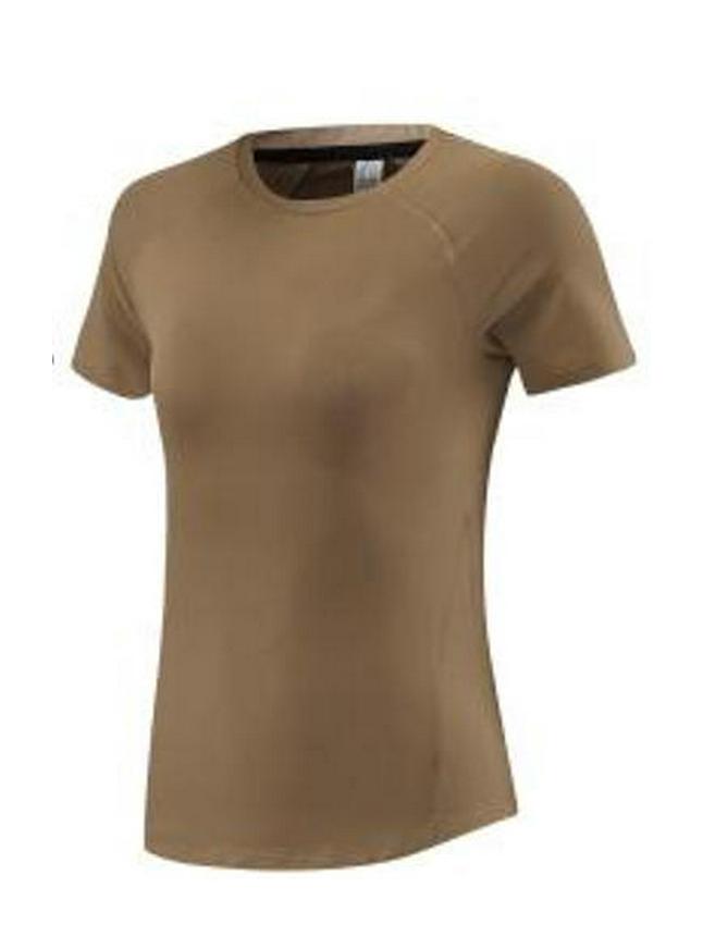 Women's Breathable Moisture-Wicking Casual Outdoor Sports Short Sleeve Yoga Top