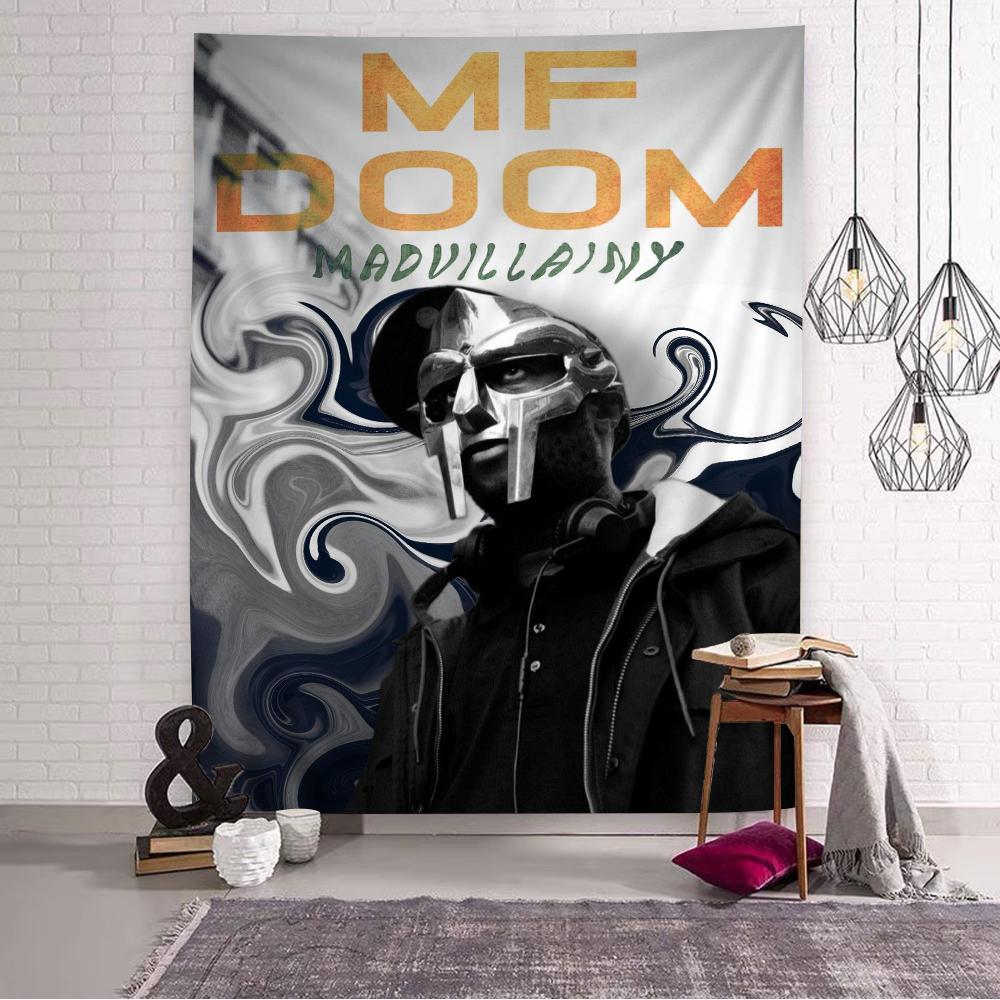 MF DOOM Arazzo da Parete Fai-da-te Appeso Tarocchi Tappeti da Parete Hippie Arredamento per Stanza e Casa