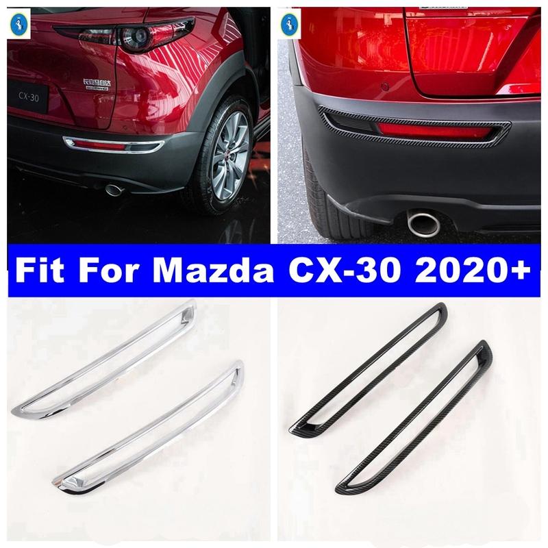 Strisce Ciglia Sopracciglia per Fanali Posteriori Auto / Copertura Cornice Fari Antinebbia Paraurti Posteriore Adatta Per Mazda CX-30 - Accessori 2024
