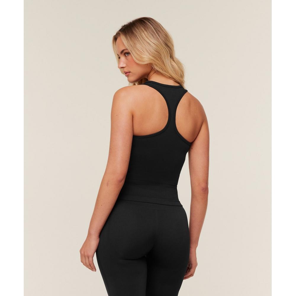 Gymshark Everyday Seamless Ribbed Tank Gs Black B5c9p Bb2j