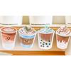 24Pcs Office School Supplies Cute Milk Tea Coffee Cute Heart Pocket Decoration Note Student Can Tear Off Message Notes