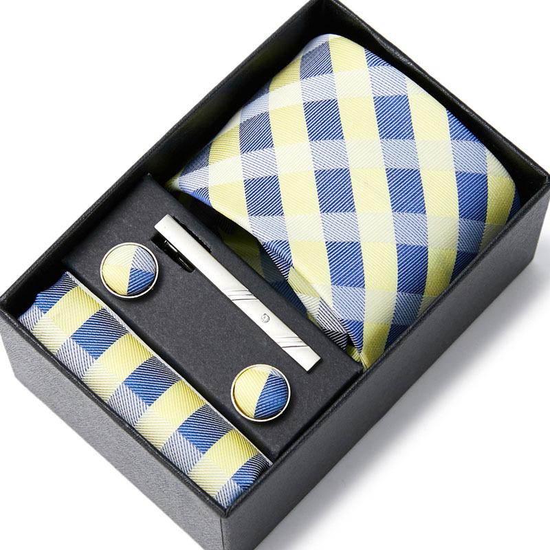 Men's Six-Piece Tie Set for Business and Weddings