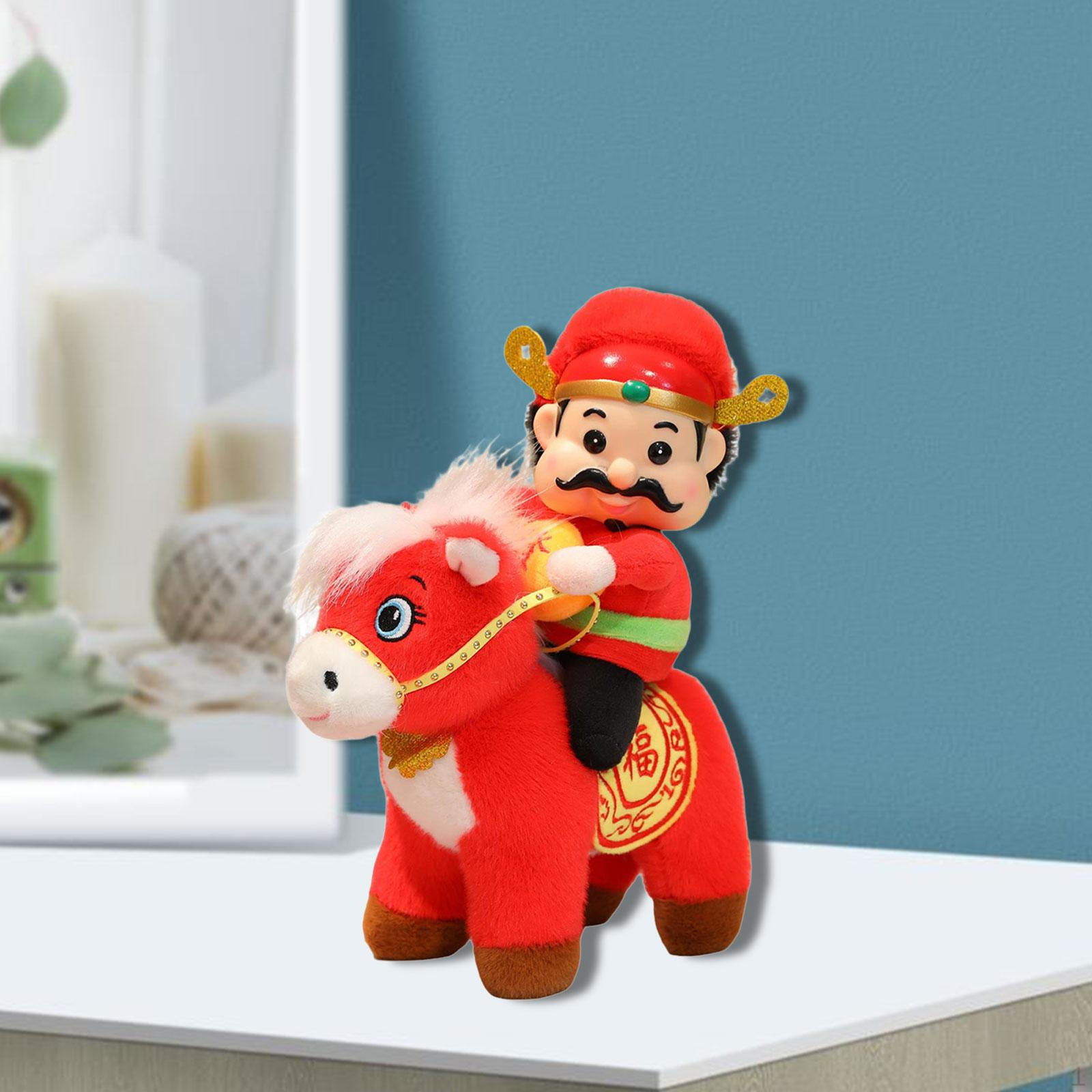 

Toy God of Wealth for Year s, Pretty Decorative Figure, Soft Cuddly Toy, Cute Style A