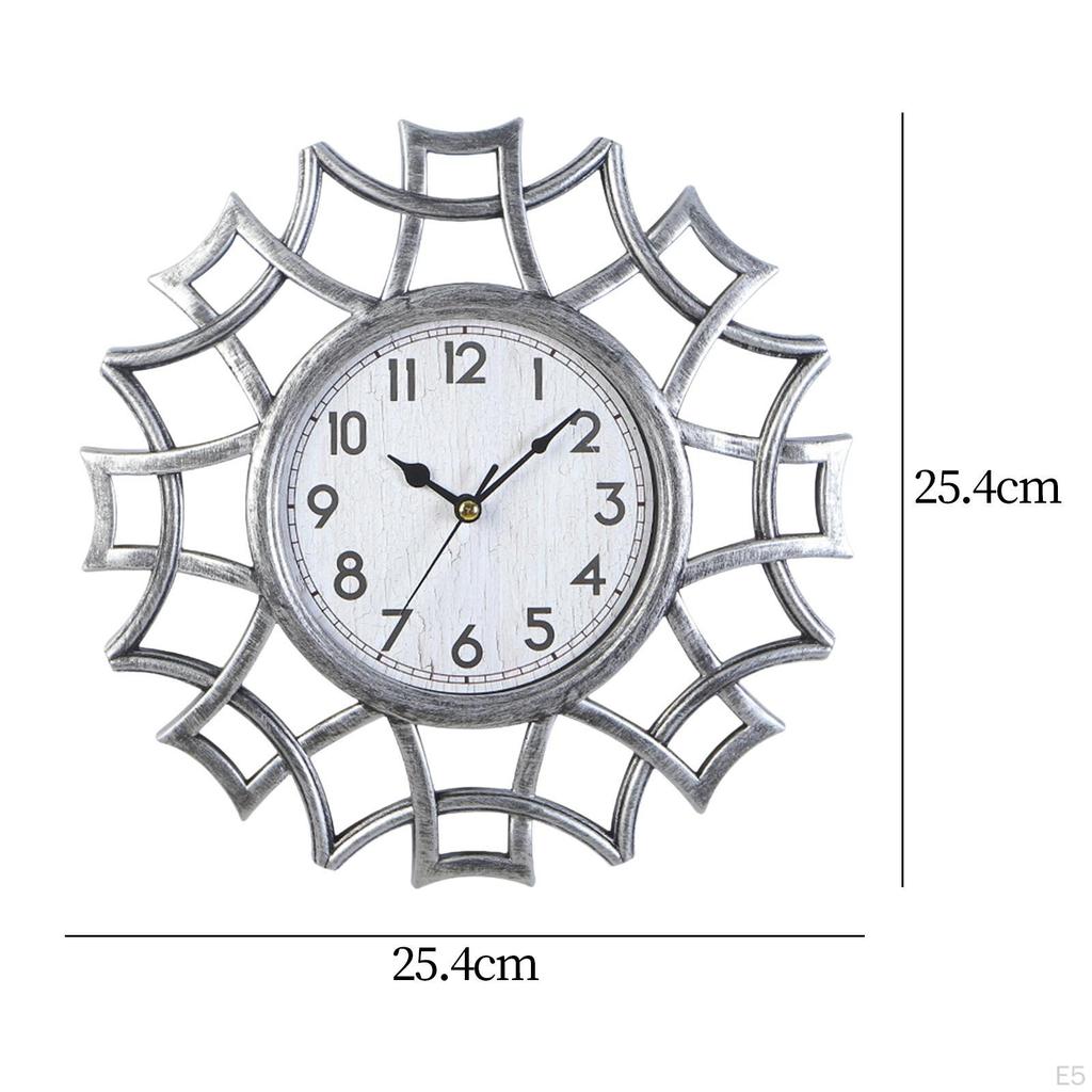10-Zoll-Wanduhr im Retro-Stil für Wohnzimmer- und Küchen-Dekoration
