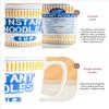 Instant Noodle Bowl with Handle Large Capacity Ramen Bowl Creativity Lid Ceramic Instant Lunch Bowl Cute Design Japanese Cup