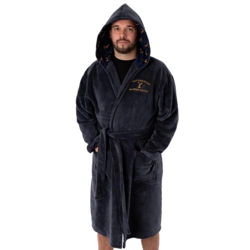 Yellowstone Man Dutton Ranch Hooded Robe