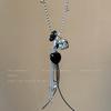 Multi-element Necklace - Women's Fall/winter Heart-shaped Grape Pendant Long Cardigan Chain Accessory