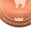 Bird Bath Copper Disk Bird Bath Purification Disk Birdbath Accessories with Triple Point Support Bird Bath Purification Disk