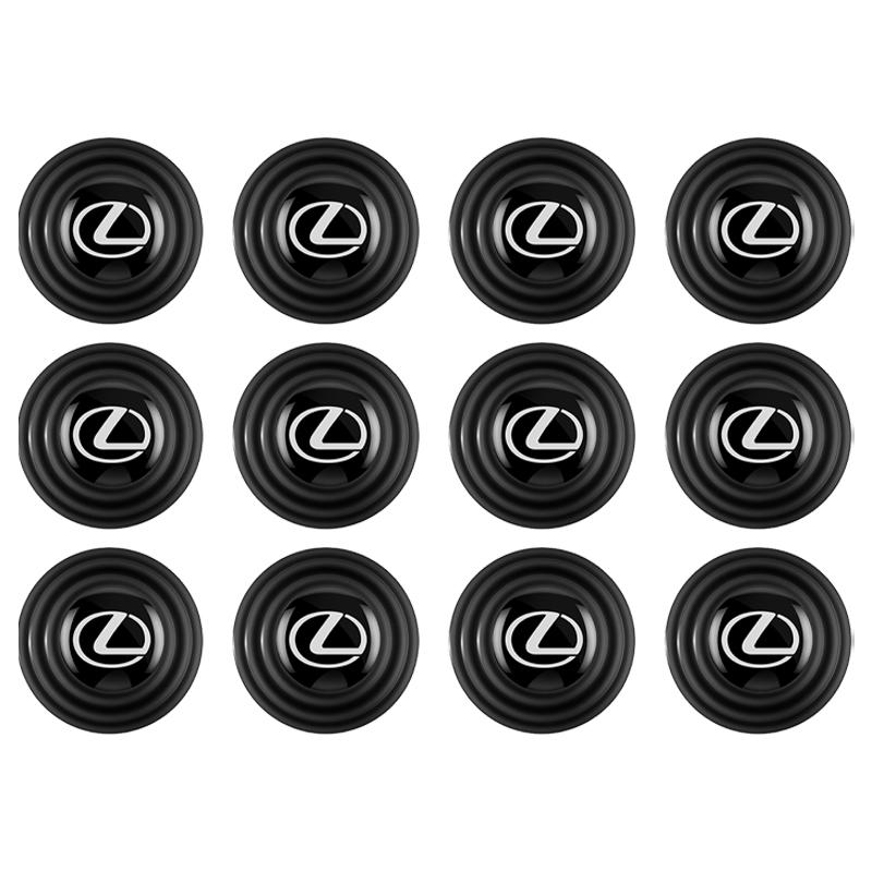 Car Door Anti-shock Silicone Pad Hood Trunk Anti-collision Stickers For Lexus LX GX CT200h EX300h RX450h IS300h IS250 NX RX GS