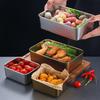 Stainless Steel Food Storage Tray With Lid Food Dessert Holder With Cover Storage Container Kitchen Restaurant Supply Organizer