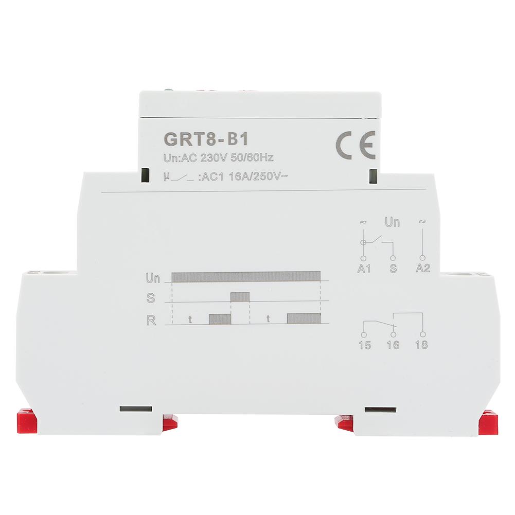 GRT8-B1  Ausschaltverzögerungs-Zeitrelais Zeitrelais DIN-Schienenmontage AC 220V