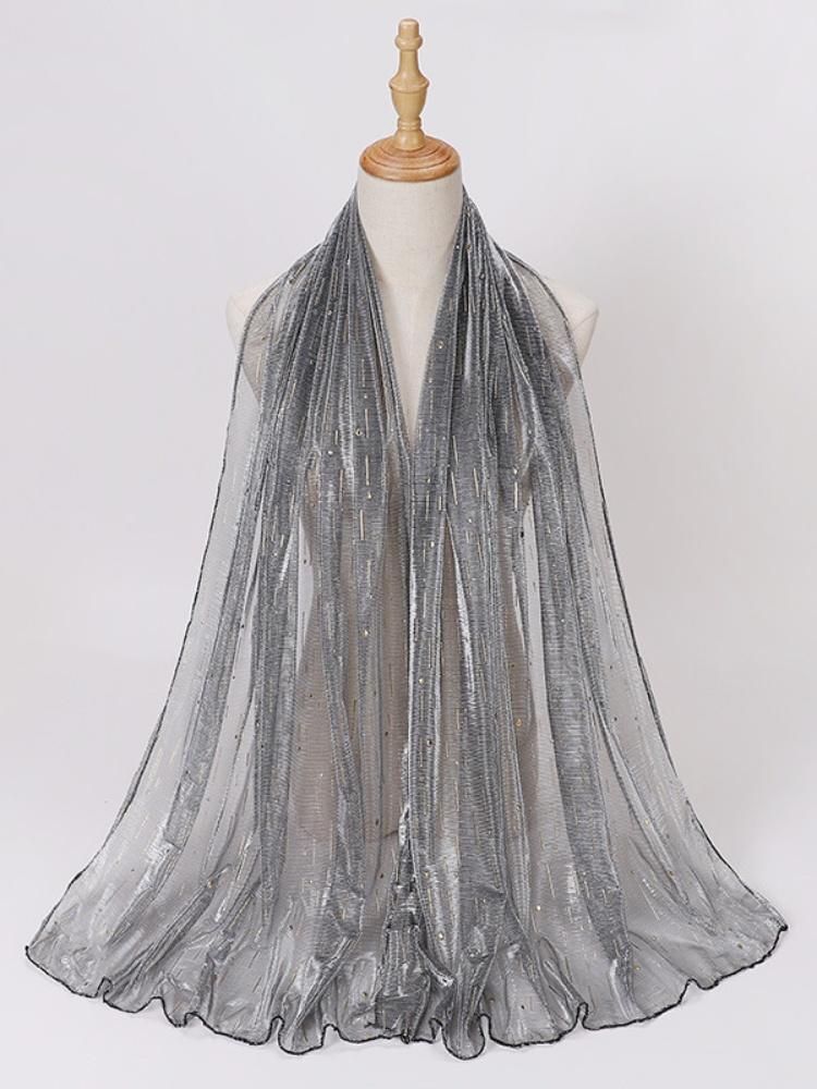 European and American Bandana Scarf Cotton Linen Yarn-dyed Striped Scarves Tassel Long Shawl Male Accessories