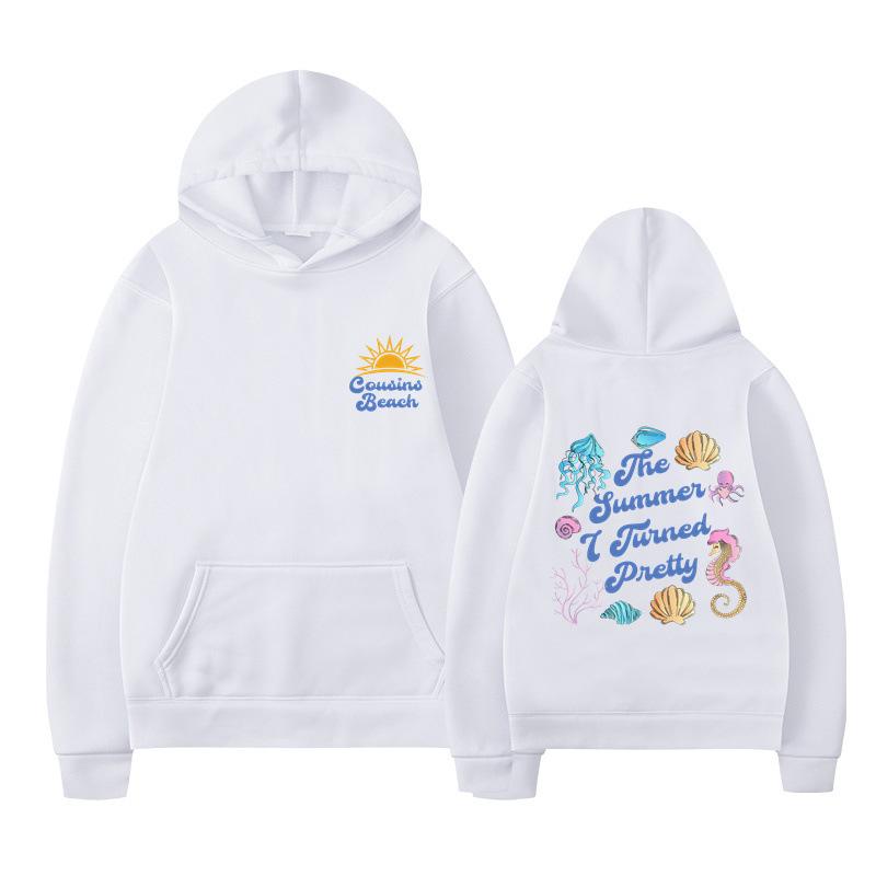 TV Series The Summer I Turned Pretty Hoodies Print Sweatshirt Casual Unisex Autumn Winter Fleece Streetwear Tops Sudaderas