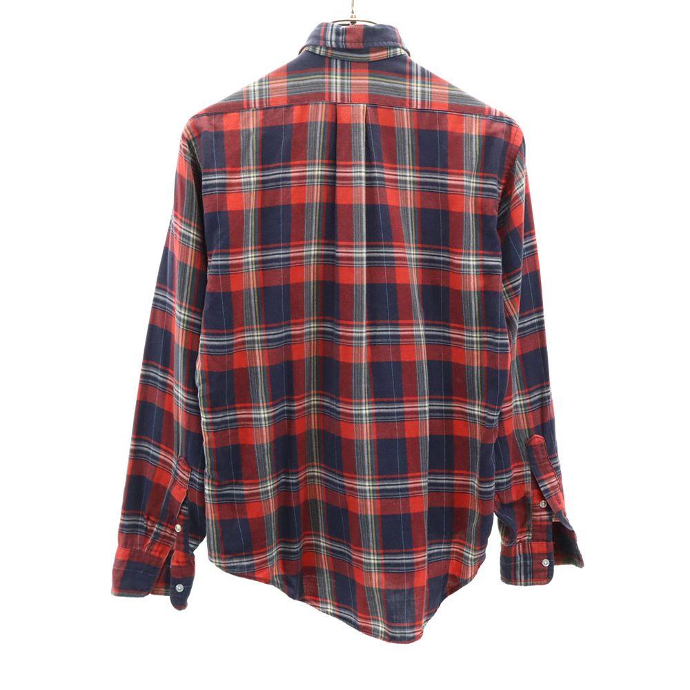 Polo by Ralph Lauren 80s Green Tag Vintage Boys Check Pattern Long sleeve Button down shirt Kid's Used