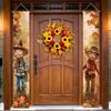 Fall Thanksgiving Porch Sign Maple Leaf Pumpkin 1 Pair 30.48x179.83cm Indoor Outdoor Decor