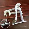 Single Hang Curtain Rod Holder Aluminum Alloy Curtain Fixing Clip Hook  Window Hardware Tools