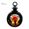 LED Decorative Flame Light Halloween Retro Pumpkin Lantern, Electronic Candle Light, Vintage Portable Handheld Lamp for Bar Haunted House Decor