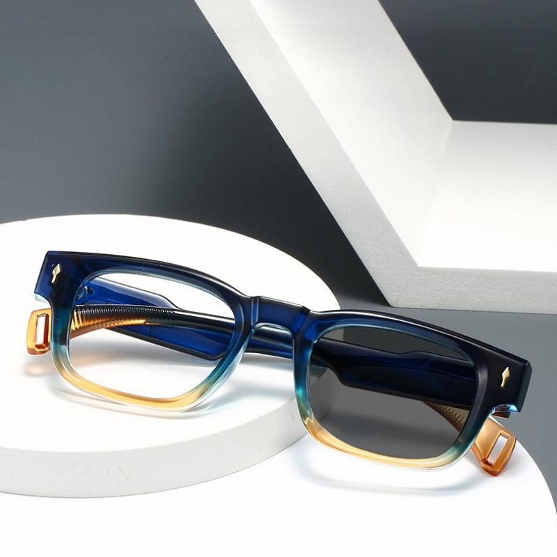 Neutrale Klassische Quadratische Photochrome Weitsichtbrille Herren-Trend von Blaulicht-Blockierenden Outdoor Farbwechselnden Lese-Sonnenbrillen