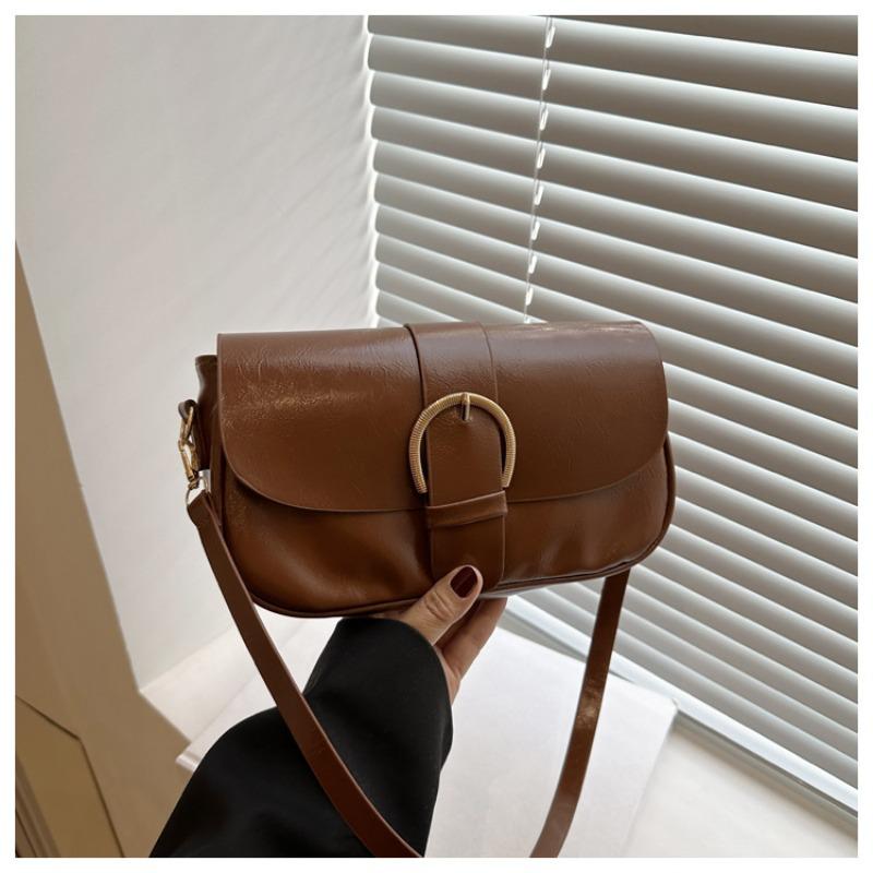 

Ретро подмышечная сумка-седло нишевая сумка женская весна-осень новая модная универсальная плечевая сумка-мессенджер малиновый