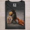 Comfort Colors® Baby Monkey Punch Eating Fast Food Shirt, Animal Lover Gift, Trendy Tee