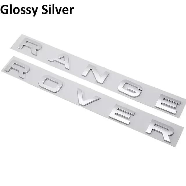 Car Front Rear Logo Emblem Stickers Steering Wheel Sticker For Land Rover Discovery 2 3 4 Range Rover Freelander SVR Velar Evoqu NG5