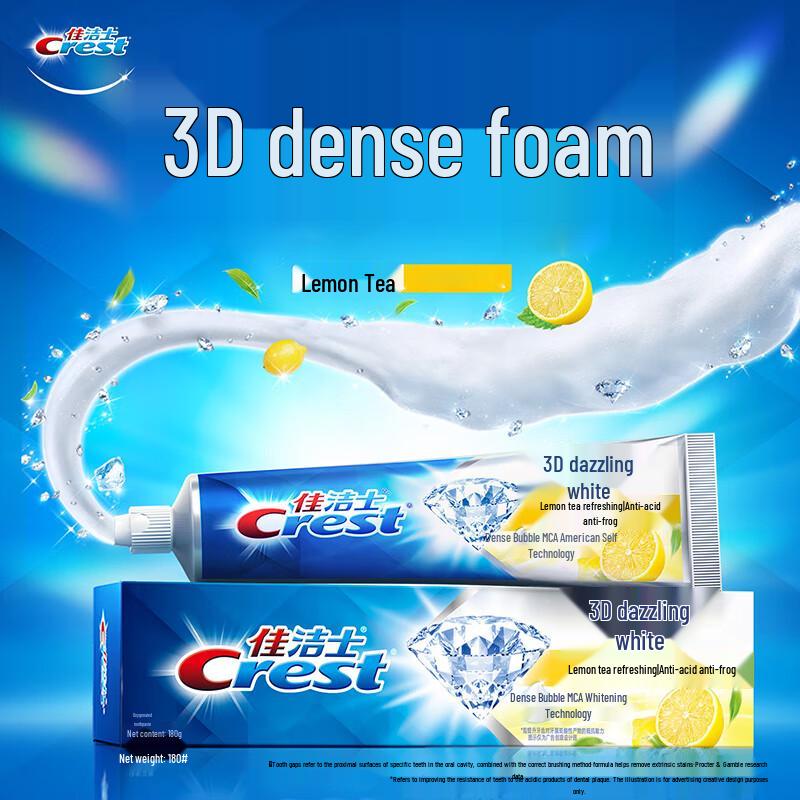 Crest 3D White Lemon Tea Fresh Toothpaste