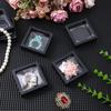 Transparent Floating Display Box Pe Film Jewelry Storage Case For Ring Earring Necklace Bracelet Watch Collectible Gift