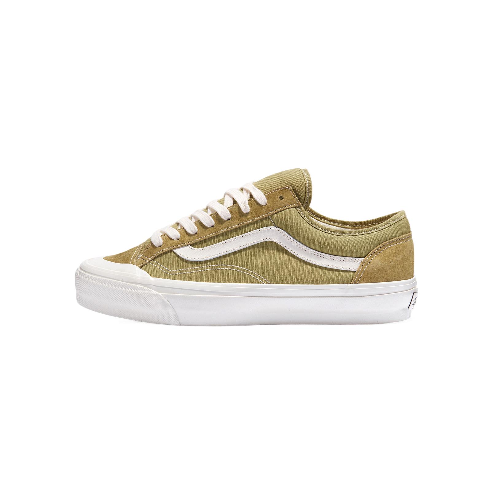 Vans Unisex Premium Old Skool 136 Green Olive Marshmallow VN000SHMCLM 38