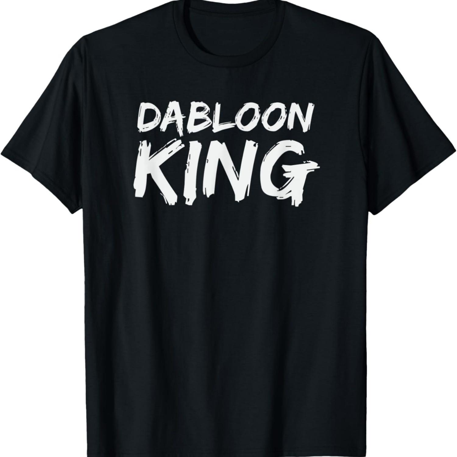 Dabloon Cat King, Funny Meme T-Shirt S
