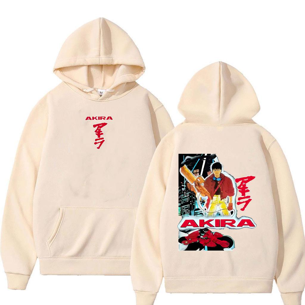 Japanese Science Fiction Cartoon Movie Anime Akira Shotaro Kaneda Hoodies Male Casual Sweatshirt Fashion Pullover Hoodies