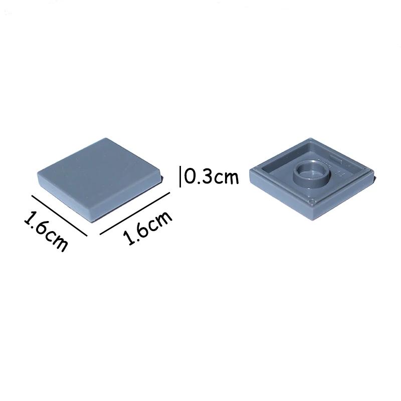 200 Stück MOC Bausteine 3068 Größe 2x2 Steine Flache Kachel Glatt 2*2 Bausteine DIY Pädagogisches Kreatives Spielzeug für Kinder