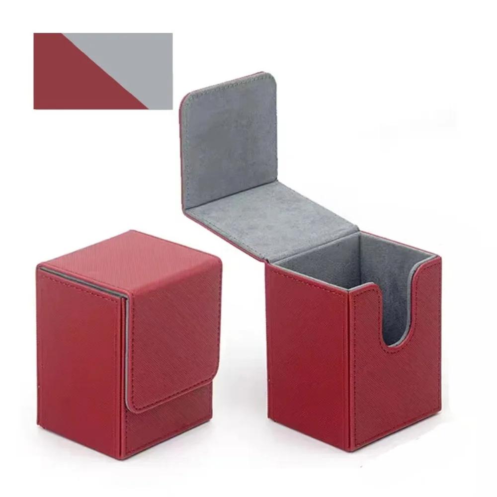 PU Game MTG Trading Card Holder Collectible Game Deck Box Card Deck Case Storage Box Container Gift Collection Box Organizer