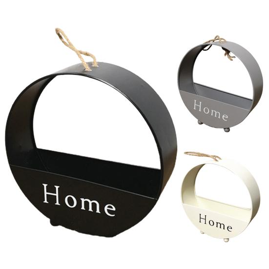 Vaso de parede suspenso autônomo montado na parede 3 cores metal redondo vaso de parede para casa