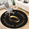 1pc Lord of the Rings Office Round Area Rug,  Under Office Chairs Bedroom Living Room Home Decor a0926011
