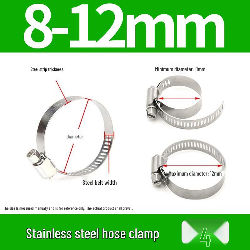 201 Edelstahl Schlauchschelle für Rohre