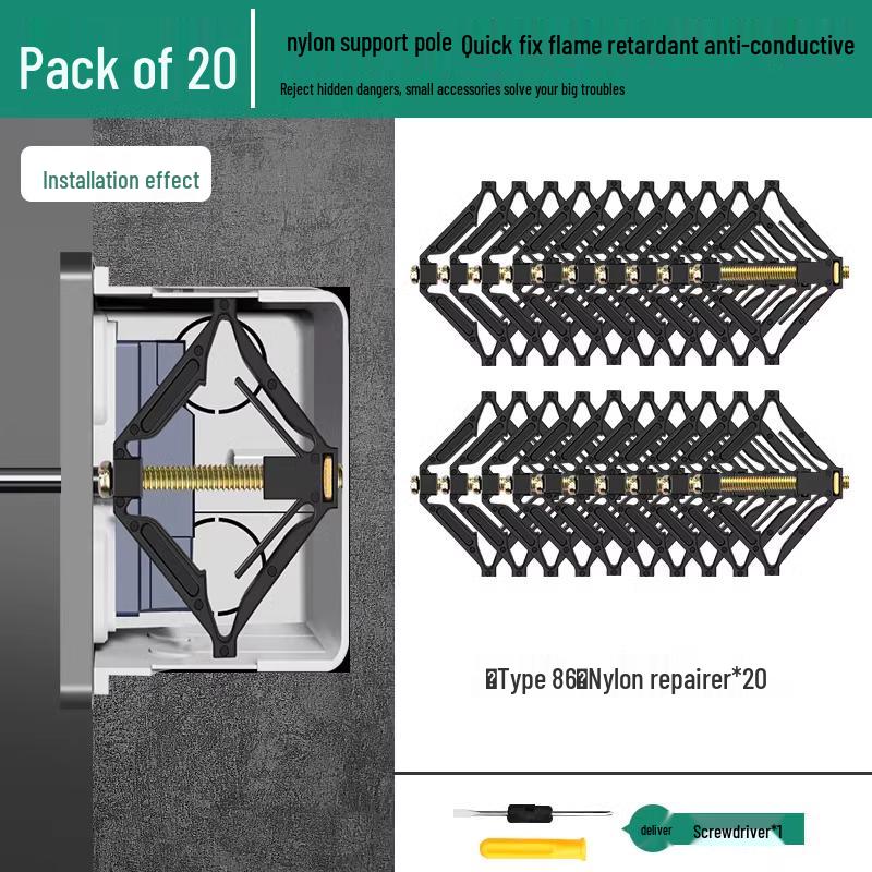 Universal Type 86 Concealed Wiring Box with Diamond Base