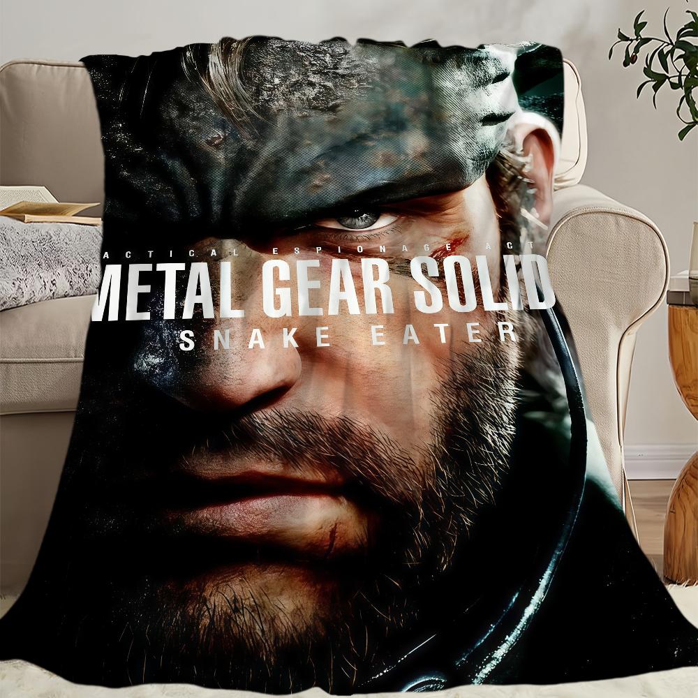 M-Metal G-Gear S-Solid Delta Snake Eater Flannel Warm Comfort Soft Plush Blanket For Picnic Beds Sofas Homes And Bedrooms