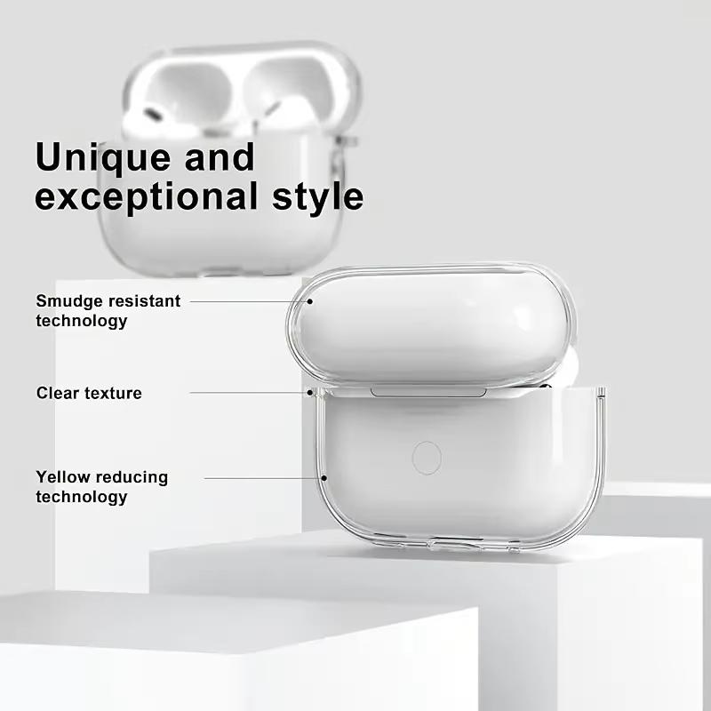 Custodia Morbida Trasparente in TPU per Auricolari Per Airpods Pro 3 2025 Airpods 4 2024 Cover Trasparente Antiurto Per Airpods 2 3 2021 Custodia a Guscio