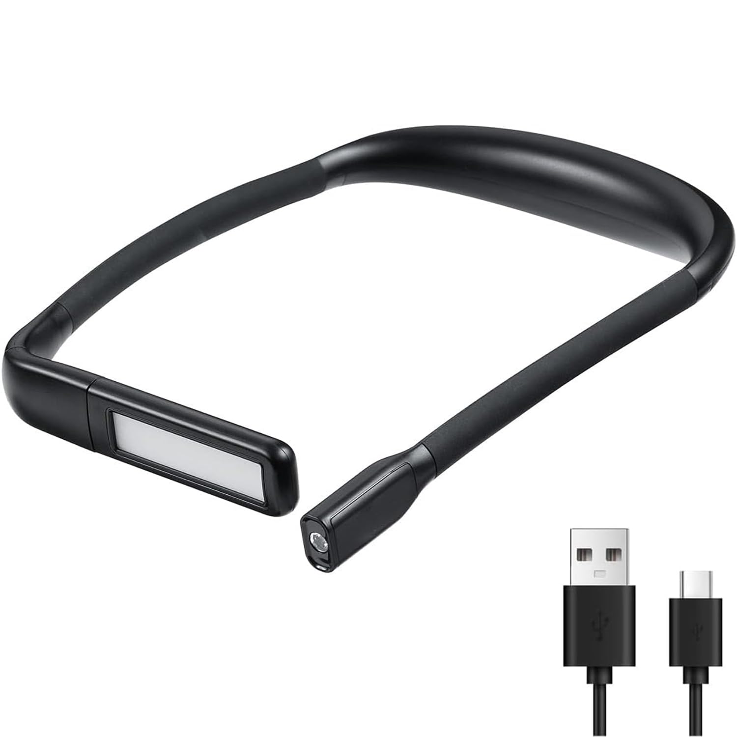 

GOOMAND Rechargeable LED Neck Light for Reading, Fishing, Running, and Emergency Preparedness, 1800mAh High Capacity, Type-C Charging, Neck Light