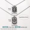 Hexagram Pendant Stainless Steel Men's Necklace - Hip Hop Style