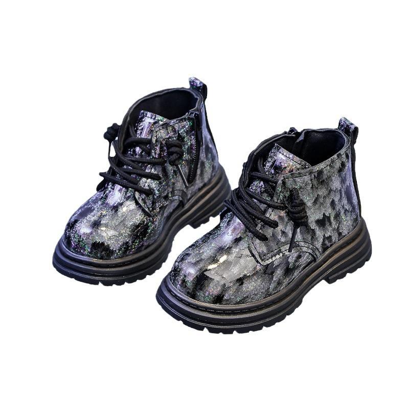 Kids Winter Martin Boots Soft Sole Short Ankle Boots For Boys Girls Casual Yellow Baby Shoes Comfortable Non Slip Footwear