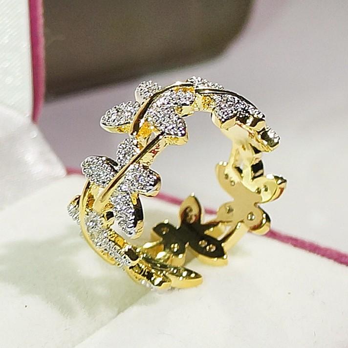 Jewelry Butterfly Gold Ring Women'S Jewelry