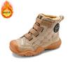 Children's Warm Shoes High-top Classmates Fleece Thickened Outdoor Shoes Elementary School Students Fashion Non-slip Shoes Girls' Sports Shoes