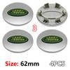 4pcs 62MM Wheel Center Caps Hub Car Rims Dust-proof Cover Hubcaps for Land Rover Evoque Ranger Sport 1 SVR Range Rover Discovery SA5