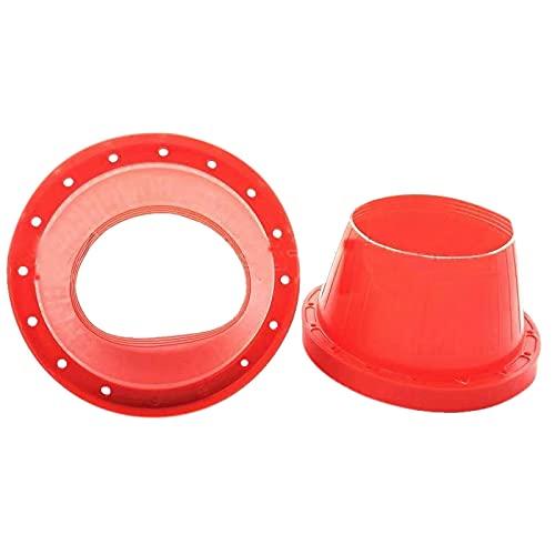 2 pcs, 6.5 in, chi universal, car speaker waterproof cover, speaker silicone sound insulation and insulation gasket