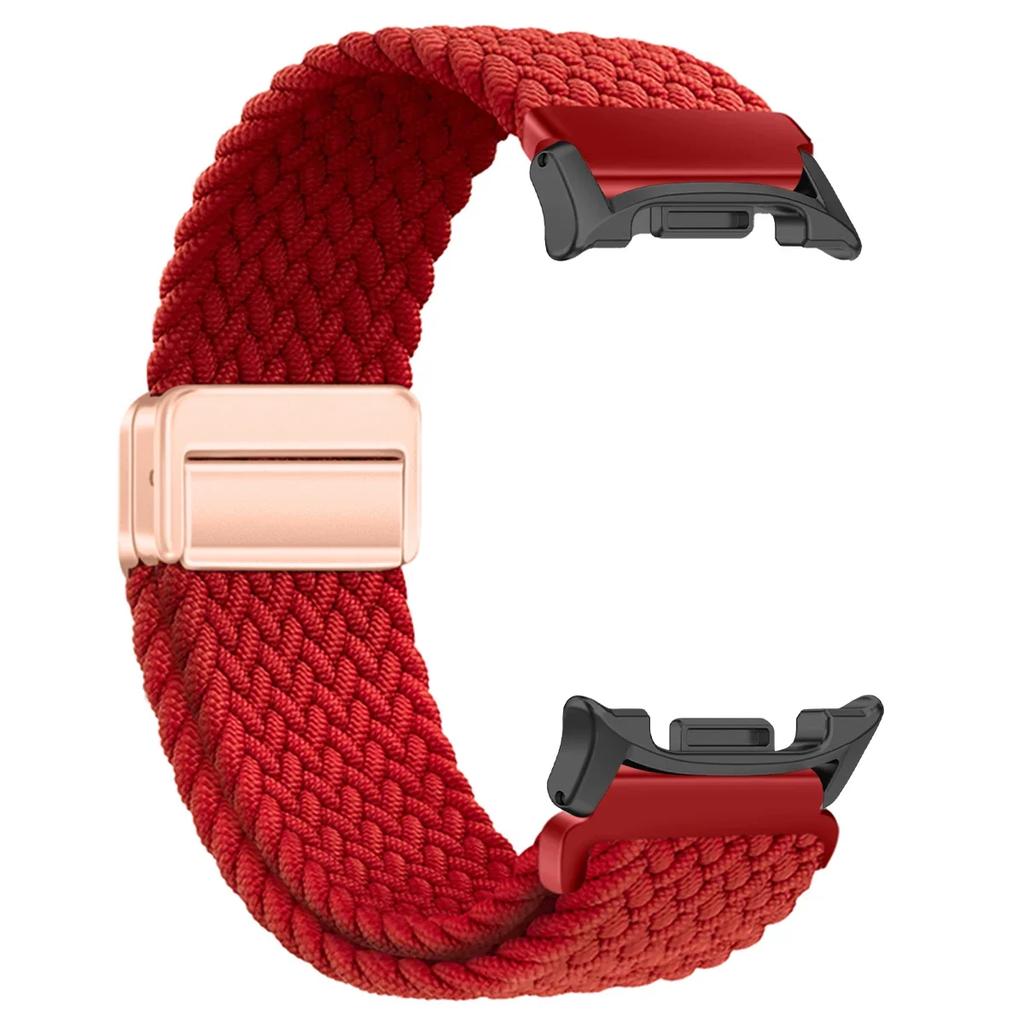 1 st Magnetiskt armband för Samsung Galaxy Watch 8 Band 40/44mm Sport Flätat Loop för Galaxy Watch 8 Classic/Ultra 2025 Band
