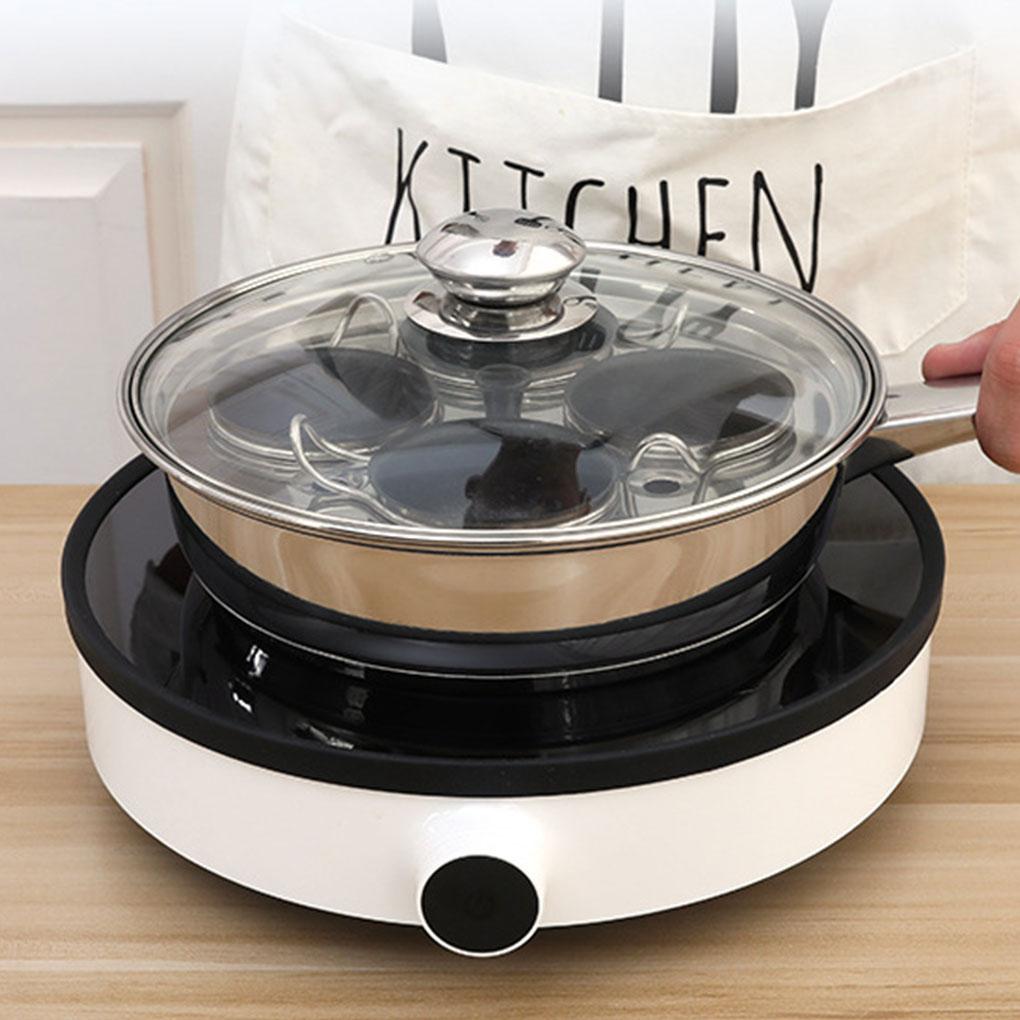 Egg Cooker Both Frying And Steaming Options Large Capacity Egg Poacher Pan Egg Steamer
