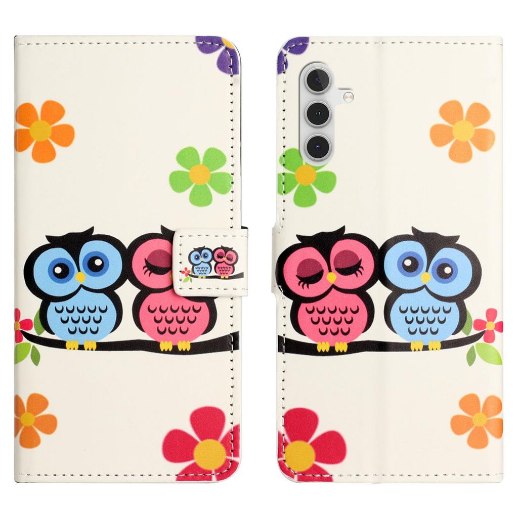 For Samsung Galaxy S24 FE Case Wallet PU Leather Flip Phone Cover Pattern Printing